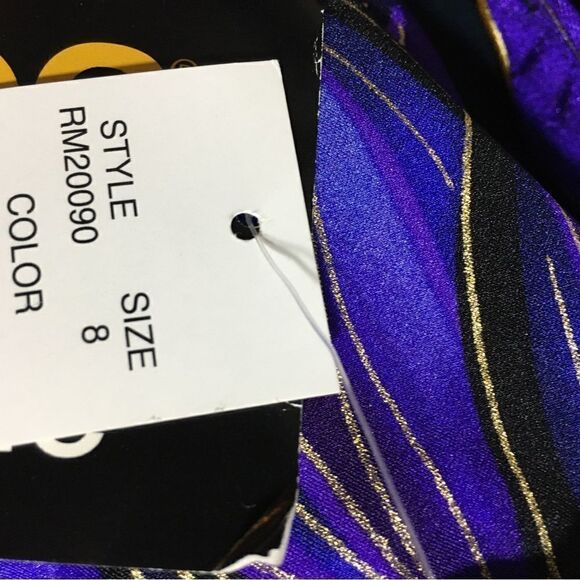 Robby Len NWT Wrap One Piece Swimsuit Size Size 8 - Picture 9 of 10